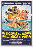 La liceale al mare con l&#039;amica di pap&agrave; - Italian Movie Poster (xs thumbnail)
