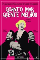Some Like It Hot - Brazilian Movie Poster (xs thumbnail)