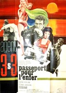 Agente 3S3: Passaporto per l&#039;inferno - French Movie Poster (xs thumbnail)