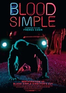 Blood Simple - French Re-release movie poster (xs thumbnail)