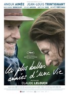 Les plus belles ann&eacute;es d&#039;une vie - French Movie Poster (xs thumbnail)