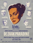 The Paradine Case - Dutch Movie Poster (xs thumbnail)