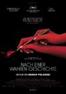 D&#039;apr&egrave;s une histoire vraie - German Movie Poster (xs thumbnail)