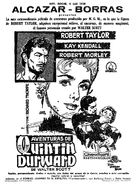 The Adventures of Quentin Durward - Spanish poster (xs thumbnail)