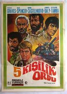 Esercito di cinque uomini, Un - Turkish Movie Poster (xs thumbnail)