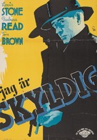 The Man Who Cried Wolf - Swedish Movie Poster (xs thumbnail)
