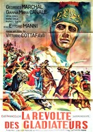 La rivolta dei gladiatori - French Movie Poster (xs thumbnail)