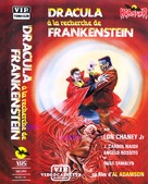 Dracula Vs. Frankenstein - French VHS movie cover (xs thumbnail)