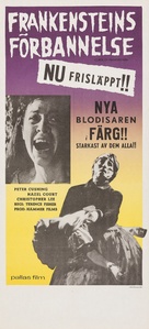 The Curse of Frankenstein - Swedish Movie Poster (xs thumbnail)