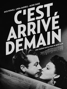It Happened Tomorrow - French Re-release movie poster (xs thumbnail)