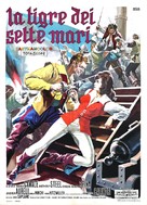 La tigre dei sette mari - Italian Movie Poster (xs thumbnail)