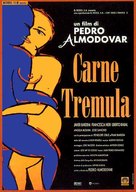 Carne tr&eacute;mula - Italian Movie Poster (xs thumbnail)