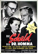 Schuld des Dr. Homma, Die - German Movie Poster (xs thumbnail)