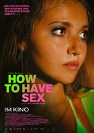 How to Have Sex - German Movie Poster (xs thumbnail)