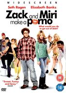 Zack and Miri Make a Porno - British DVD movie cover (xs thumbnail)