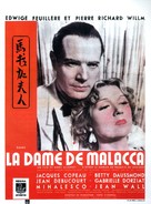 La dame de Malacca - French Movie Poster (xs thumbnail)