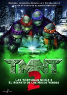Teenage Mutant Ninja Turtles II: The Secret of the Ooze - Spanish Movie Cover (xs thumbnail)