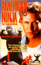 American Ninja 2: The Confrontation - British VHS movie cover (xs thumbnail)