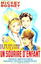 Little Lord Fauntleroy - French Movie Poster (xs thumbnail)