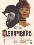 Cl&eacute;rambard - French Movie Poster (xs thumbnail)