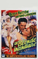 Incendiary Blonde - Belgian Movie Poster (xs thumbnail)