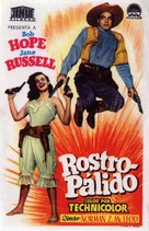 The Paleface - Spanish Movie Poster (xs thumbnail)