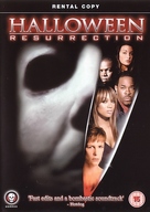 Halloween Resurrection - British DVD movie cover (xs thumbnail)