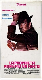 La propriet&agrave; non &egrave; pi&ugrave; un furto - Italian Movie Poster (xs thumbnail)