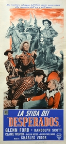 The Desperadoes - Italian Movie Poster (xs thumbnail)