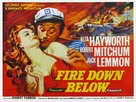 Fire Down Below - British Theatrical movie poster (xs thumbnail)