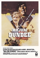 Major Dundee - Finnish VHS movie cover (xs thumbnail)
