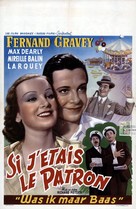 Si j&#039;&eacute;tais le patron - Belgian Movie Poster (xs thumbnail)