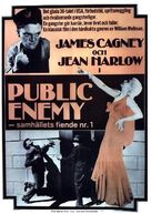 The Public Enemy - Swedish Movie Poster (xs thumbnail)