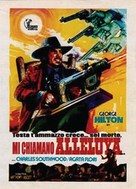 Testa t&#039;ammazzo, croce... sei morto... Mi chiamano Alleluja - Italian Movie Poster (xs thumbnail)