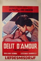 Delitto d&#039;amore - Belgian Movie Poster (xs thumbnail)