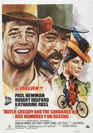 Butch Cassidy and the Sundance Kid - Spanish Movie Poster (xs thumbnail)