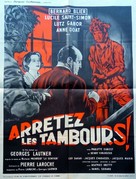 Arr&ecirc;tez les tambours - French Movie Poster (xs thumbnail)