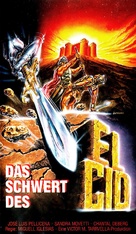 La spada del Cid - German VHS movie cover (xs thumbnail)