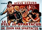 Il figlio di Spartacus - Belgian Movie Poster (xs thumbnail)