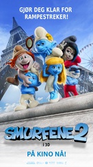 The Smurfs 2 - Norwegian Movie Poster (xs thumbnail)