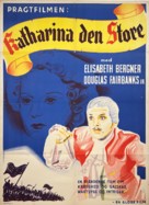 The Rise of Catherine the Great - Danish Movie Poster (xs thumbnail)