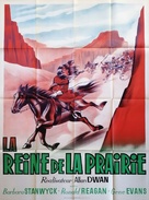 Cattle Queen of Montana - French Movie Poster (xs thumbnail)