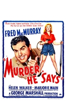 Murder, He Says - Theatrical movie poster (xs thumbnail)