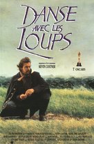 Dances with Wolves - French VHS movie cover (xs thumbnail)