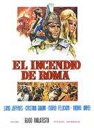 L&#039;incendio di Roma - Spanish Movie Poster (xs thumbnail)