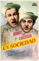 In Society - Spanish Movie Poster (xs thumbnail)