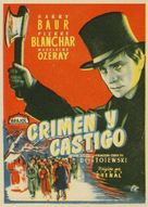 Crime et ch&acirc;timent - Spanish Movie Poster (xs thumbnail)