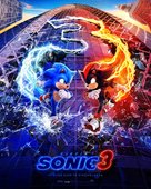 Sonic the Hedgehog 3 - Turkish Movie Poster (xs thumbnail)