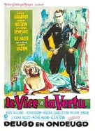 Le vice et la vertu - Belgian Movie Poster (xs thumbnail)