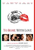 To Rome with Love - Norwegian Movie Poster (xs thumbnail)